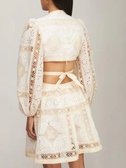 BUY IT ZIMMERMANN Aliane Embroidered Short Dress -Fashion Evening Dress Store 043 9a8a5ab1 aa38 4196 968e 20186baa39b0 1