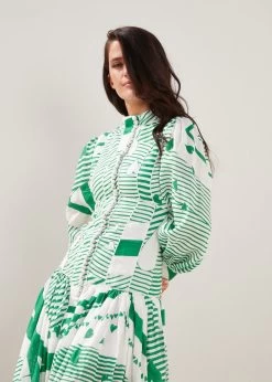 MACKENZIE MODE Button Me Up Maxi (Green) -Fashion Evening Dress Store 1027 green 3 1200x 5fd5299d 10e7 49a5 b5a6 de99a0bef860