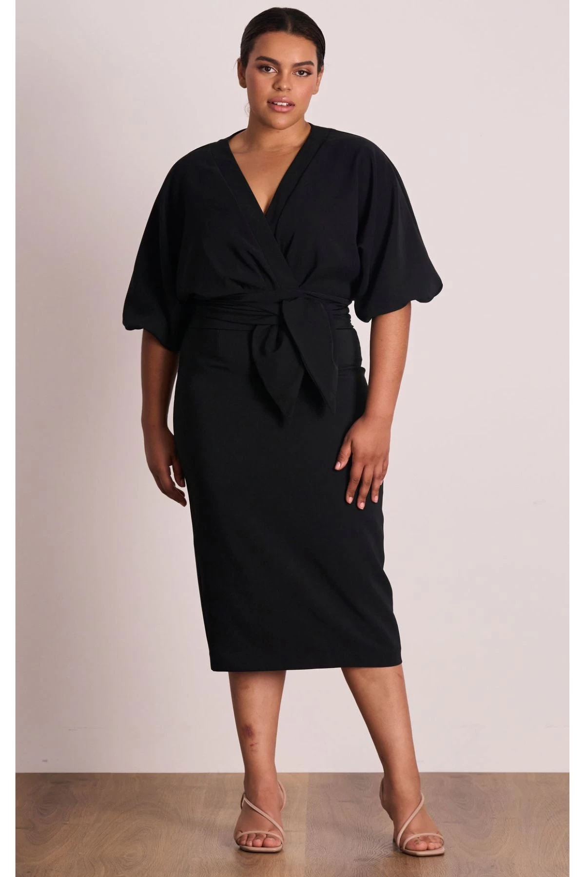 PASDUCHAS Emerson Drape Midi (Black) - RRP $330 4 PASDUCHAS Emerson Drape Midi (Black) - RRP $330 - Image 2