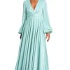 PASDUCHAS Lucia Sleeve Midi Dress (Sea Mist) - RRP $380