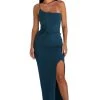 BUY IT NOOKIE Lust One Shoulder Gown (Teal) - RRP $289
