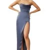 LEXI Juliana Corset Maxi (Slate) - RRP $349