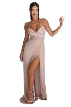 NOOKIE Halle Gown (Nude/ Rose Gold) - RRP $329