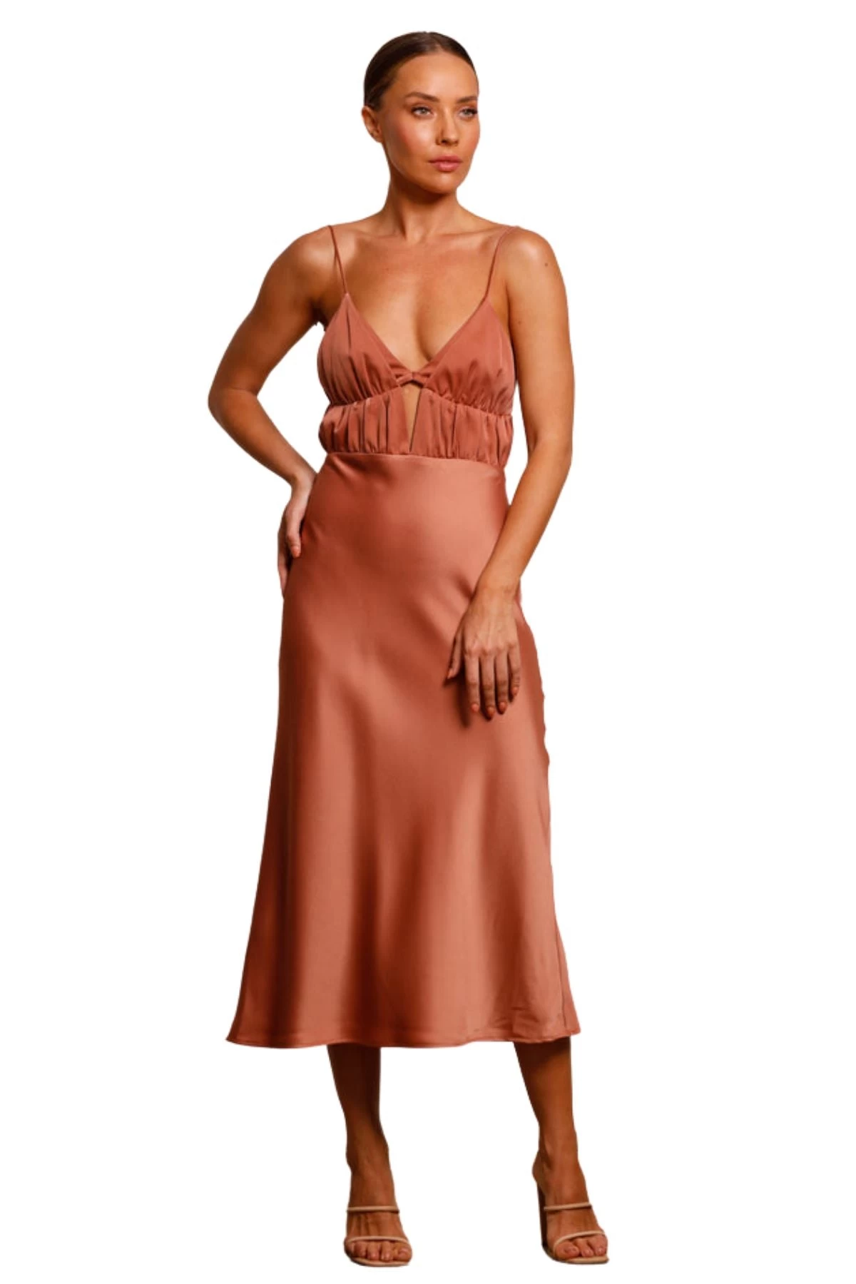 BUY IT PASDUCHAS Pinnacle Slip Midi Dress (Cinnamon) 3 BUY IT PASDUCHAS Pinnacle Slip Midi Dress (Cinnamon)