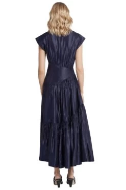 AJE Serendipity Reflection Midi Dress (Navy Blue) - RRP $595 -Fashion Evening Dress Store 3 2b6f1ca7 663a 4c14 81f6 2c3e2eda98ab