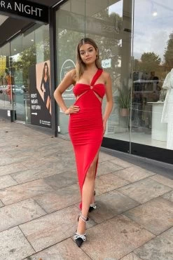 BUY IT NOOKIE Riley Ring Gown (Red) 7 BUY IT NOOKIE Riley Ring Gown (Red) -Fashion Evening Dress Store 3 60dcf041 cabf 4a74 ba02 7a4bf947cd3e