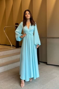 PASDUCHAS Lucia Sleeve Midi Dress (Sea Mist) - RRP $380 -Fashion Evening Dress Store 4 ade28ae0 2fb0 438b 9659 7cd53d4b3173