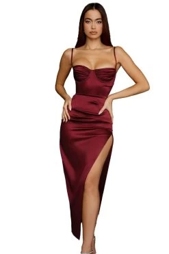 BUY IT HOUSE OF CB Flora Satin Corset Dress