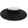 Hire MORGAN & TAYLOR Azaria Boater Hat (Black/ White) -Fashion Evening Dress Store 7 5fd4a6d3 4d65 41f2 83ba 28036c5b80b2