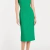 REBECCA VALLANCE Dionne Lace Up Midi Dress (Green) - RRP $659 -Fashion Evening Dress Store 9DGIqX E 1