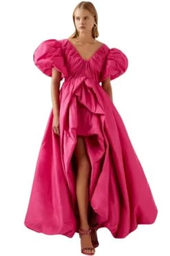 AJE Manifestation Gown (Fuchsia Pink) - RRP $899