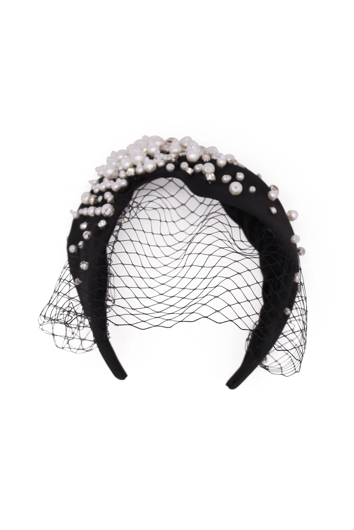 MORGAN & TAYLOR Naya Headpiece (Black/White) 3 MORGAN & TAYLOR Naya Headpiece (Black/White)