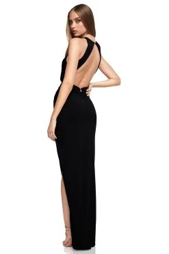 NOOKIE Flirt Gown (Black) - RRP $269 -Fashion Evening Dress Store NJFM2327 BLACK B