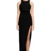 NOOKIE Flirt Gown (Black) - RRP $269 -Fashion Evening Dress Store NJFM2327 BLACK F
