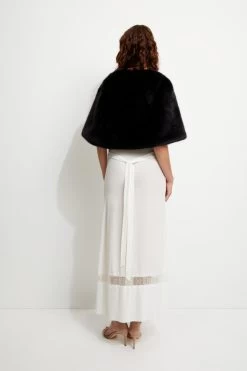 UNREAL FUR Yasmine Wrap Fur Stole (Black) -Fashion Evening Dress Store UF211116A 1463 590x b83b80b9 171b 437e 94a1 3b30a2ce3584