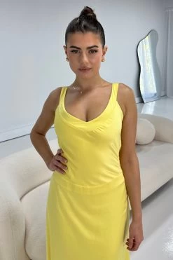 CELEB Andie Gown (Daisy Yellow) - RRP $565 -Fashion Evening Dress Store USETHISFORWEBSITEPRODUCT 2023 05 04T103214.768