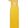CHRISTOPHER ESBER Crochet One Shoulder Dress (Yellow) - RRP $970 -Fashion Evening Dress Store USETHISFORWEBSITEPRODUCTChristopherEsber 1