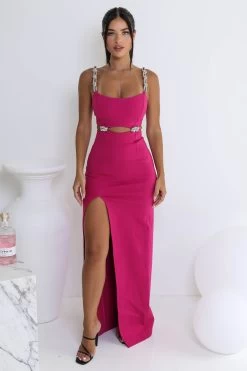 LEXI Izar Dress (Magenta) - RRP $379 -Fashion Evening Dress Store USETHISFORWEBSITEPRODUCT 25