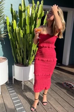 BUY IT WINONA Xia 3/4 Dress (Red) -Fashion Evening Dress Store USETHISFORWEBSITEPRODUCT 69 9de0c66f 6d2f 4276 8d3d eaf4eb51520e 1