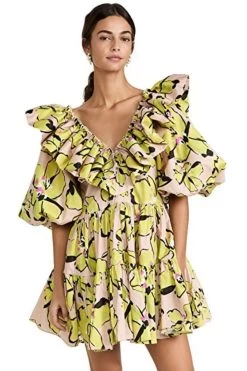 BUY IT AJE Pelicano Citrus Bloom Ruffle Mini -Fashion Evening Dress Store aje pelicano citrus bloom ruffle mini rrp 5 dress for a night 30753676 b1f2bb29 6259 45d5 a683 5a8d847ce2c5 1