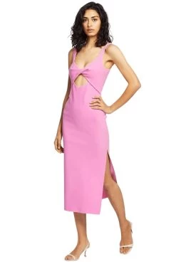 BUY IT BEC + BRIDGE Joelle Midi Dress (Bubble Gum Pink)