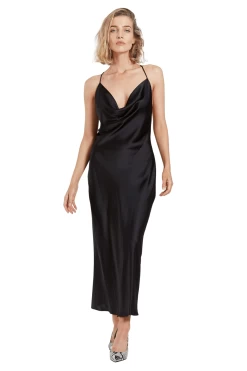 BUY IT BEC + BRIDGE Pearl Bay Midi Dress (Black)