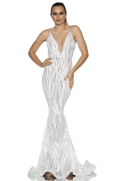 BUY IT JADORE Cari Gown (white)