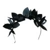 Hire MORGAN & TAYLOR Lavina Crown Fascinator (Black) 1 Hire MORGAN & TAYLOR Lavina Crown Fascinator (Black) -Fashion Evening Dress Store hire morgan taylor lavina crown fascinator black rrp 995 dress for a night 30754460