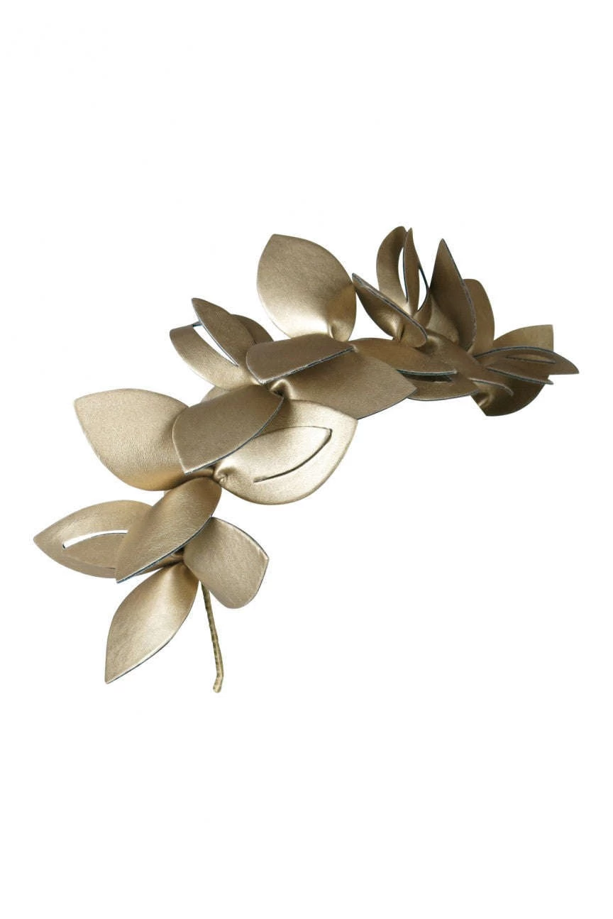 Hire MORGAN & TAYLOR Lavina Crown Fascinator (Gold) 4 Hire MORGAN & TAYLOR Lavina Crown Fascinator (Gold) - Image 2