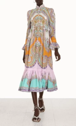 Rebecca Vallance BUY IT ZIMMERMANN Lola Paisley Dress -Fashion Evening Dress Store image a34f73d2 8718 47ab adeb 33423afe4cd4
