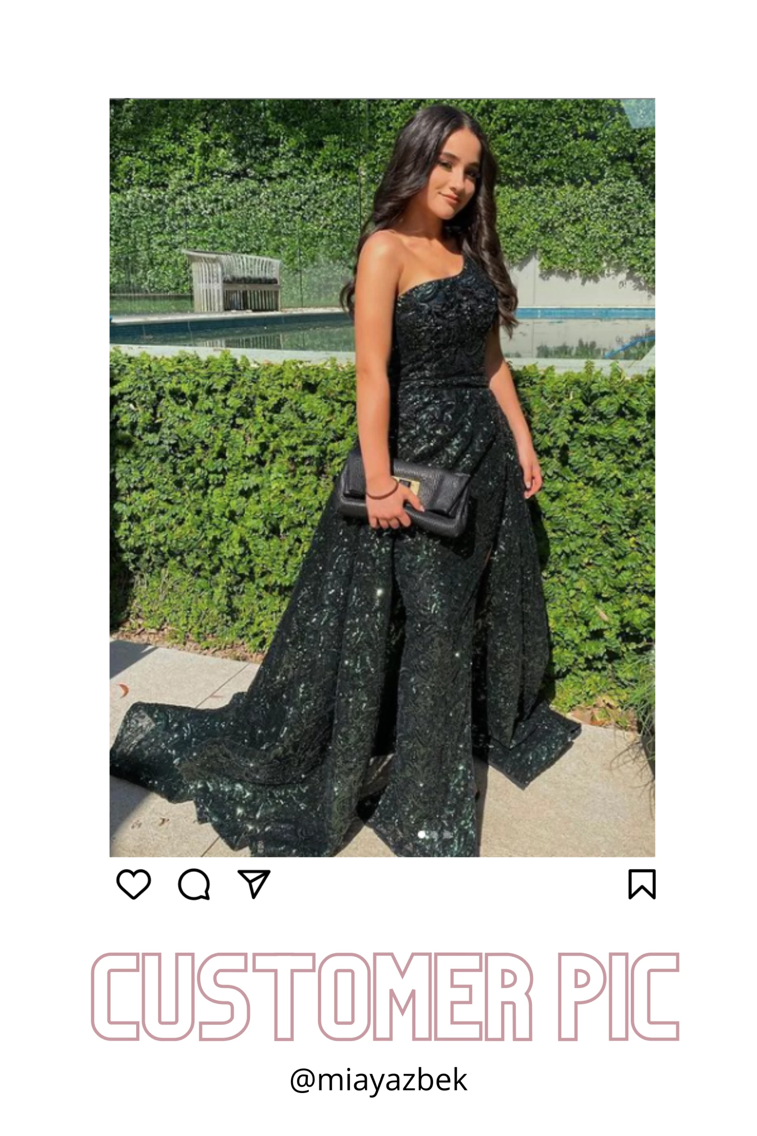 BUY IT JADORE Samantha Gown With Overskirt JX2010 (Bottle Green) 4 BUY IT JADORE Samantha Gown With Overskirt JX2010 (Bottle Green) - Image 2