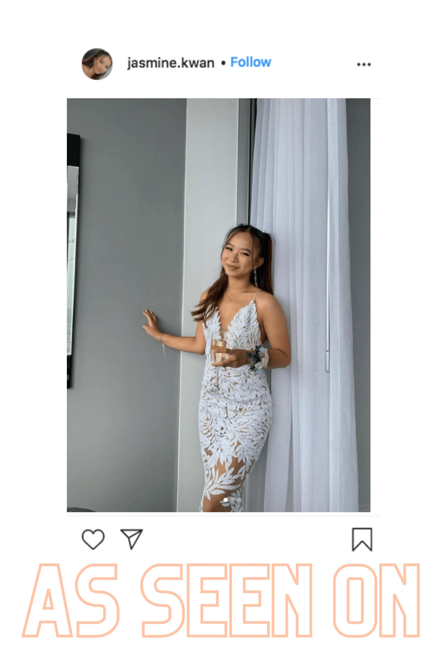 BUY IT NADINE MERABI Stella Gown (White) 5 BUY IT NADINE MERABI Stella Gown (White) - Image 3