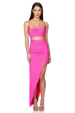 BUY IT NOOKIE Aria Two Piece Set (Hot Pink) -Fashion Evening Dress Store nookie aria two piece set hot pink rrp 9 dress for a night 30755084 e783edf0 caae 402e 8d11 43f140276d0a