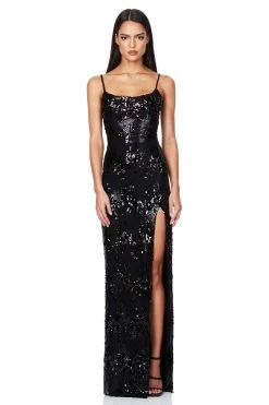 BUY IT NOOKIE Cascade Gown Black