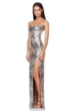 BUY IT NOOKIE Cascade Gown Silver -Fashion Evening Dress Store nookie cascade gown silver rrp 9 dress for a night 30755194 001c6582 6e64 4979 9d41 6cebd5e3aedc 1