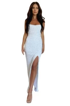 NOOKIE Confetti Gown (White) -$389