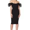 NOOKIE Eleganza Midi (Black) - RRP $249 -Fashion Evening Dress Store nookie eleganza midi black rrp 9 dress for a night 30755371