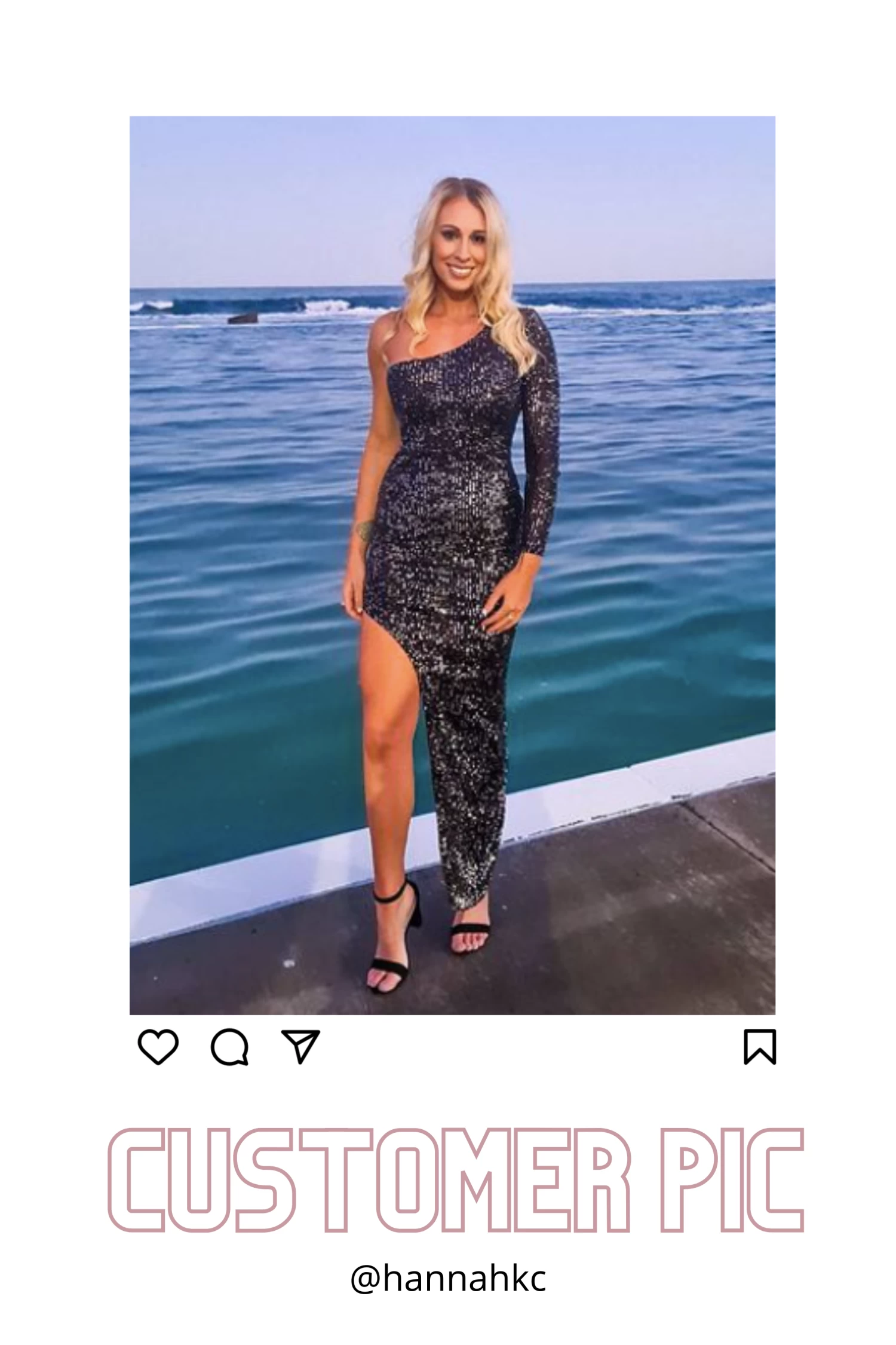 BUY IT NOOKIE Fortune One Shoulder Gown (Black/Bronze) 5 BUY IT NOOKIE Fortune One Shoulder Gown (Black/Bronze) - Image 3