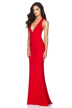 BUY IT NOOKIE Jasmine Halter Gown (Red) -Fashion Evening Dress Store nookie jasmine halter gown red rrp 9 dress for a night 30755556 df28dc3c d2fb 4e20 85a2 c8fa38c6ca63