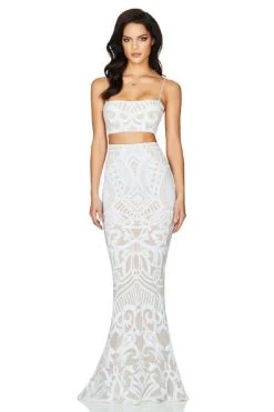 BUY IT NOOKIE Mon CherieTwo Piece Gown (White)