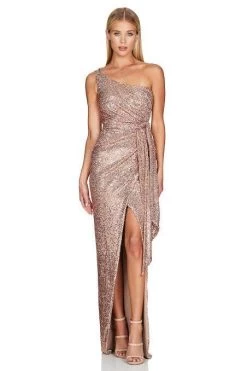 NOOKIE Palazzo Gown (Rose Gold) - RRP $369