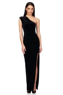 NOOKIE Rumi Gown (Black Velvet)- RRP $329