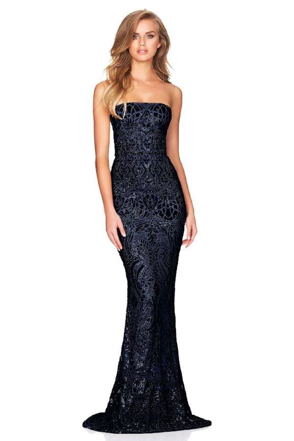 BUY IT NOOKIE Shanina Gown (Navy) 3 BUY IT NOOKIE Shanina Gown (Navy)