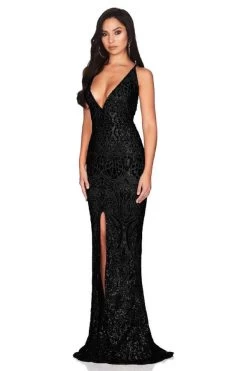 BUY IT NOOKIE Shanina Plunge Gown (Black) -Fashion Evening Dress Store nookie shanina plunge gown black rrp 9 dress for a night 30756009 a6525296 e51a 4d2e ba31 7b32727293d7 1
