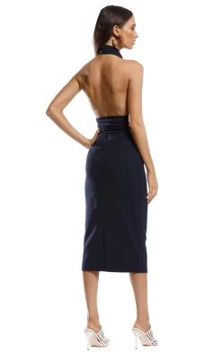 BUY IT PASDUCHAS Aurelia Halter (Navy) -Fashion Evening Dress Store pasduchas aurelia high midi navy blue rrp 9 dress for a night 30756291 eef28679 f780 4de3 95c1 f8107d37377b