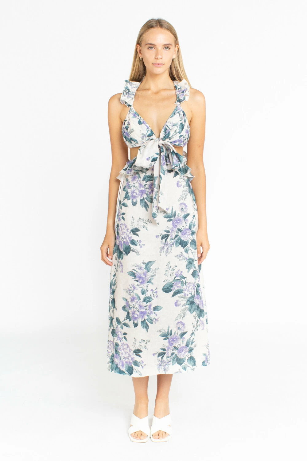 ZIMMERMANN Cassia Ruffle Midi Dress - RRP $696 8 ZIMMERMANN Cassia Ruffle Midi Dress - RRP $696 - Image 6