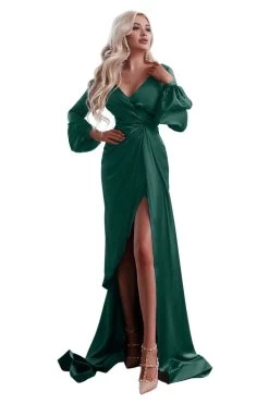 BUY IT TINAHOLLY TK305 Tiana Long Sleeve Dress (Emerald)