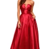 BUY IT TANIA OLSEN Emma Gown PO852-B1 (Red)